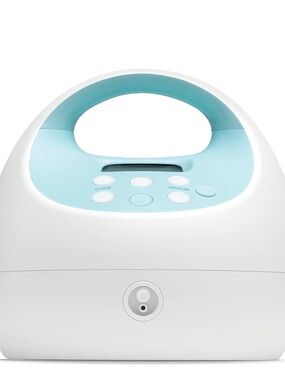 Electric Pump - White & Light Blue